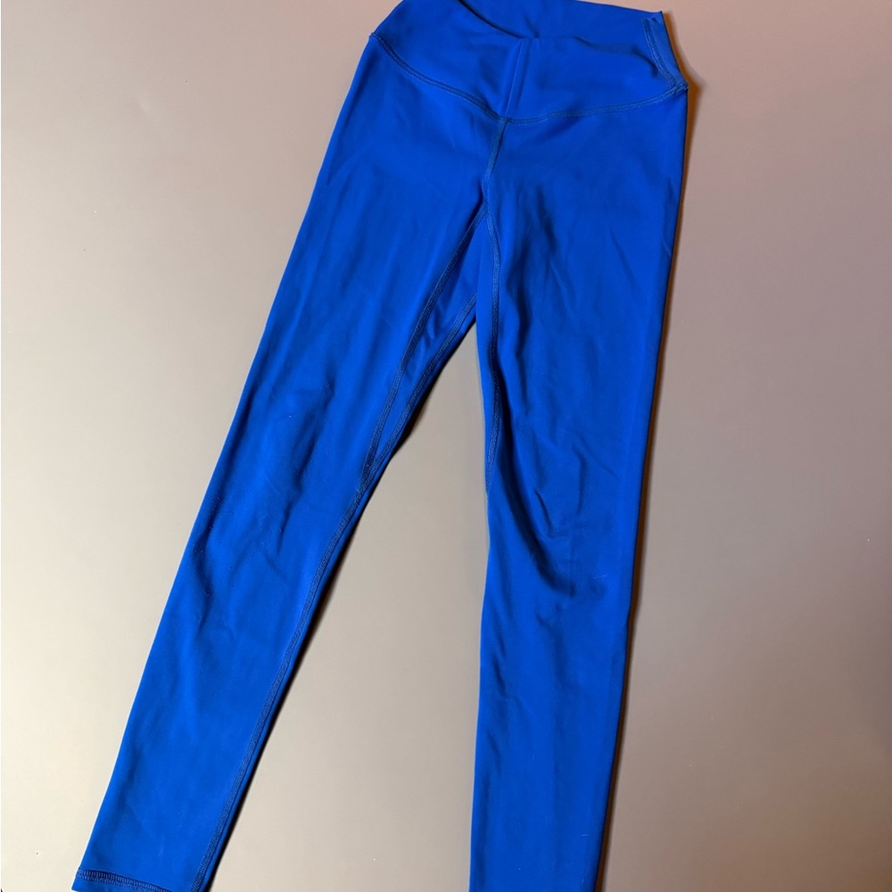 Girls Five Dancewear Blue Performance Leggings